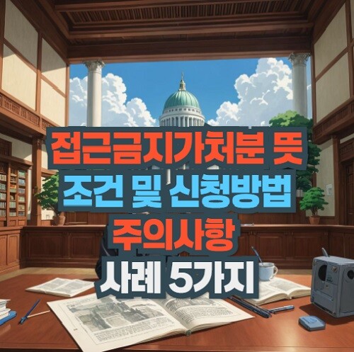 접근금지가처분