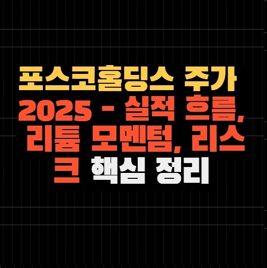 포스코홀딩스 주가