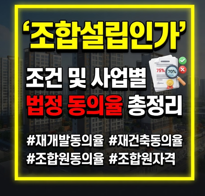 조합설립인가 조건